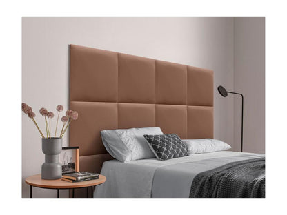 Laviecasa Upholstered Headboard in High-Quality Faux Leather, Laviecasaérieure, Composed of Interchangeable Self-Adhesive Panels, Clay Color, 180 cm, VHUI96695