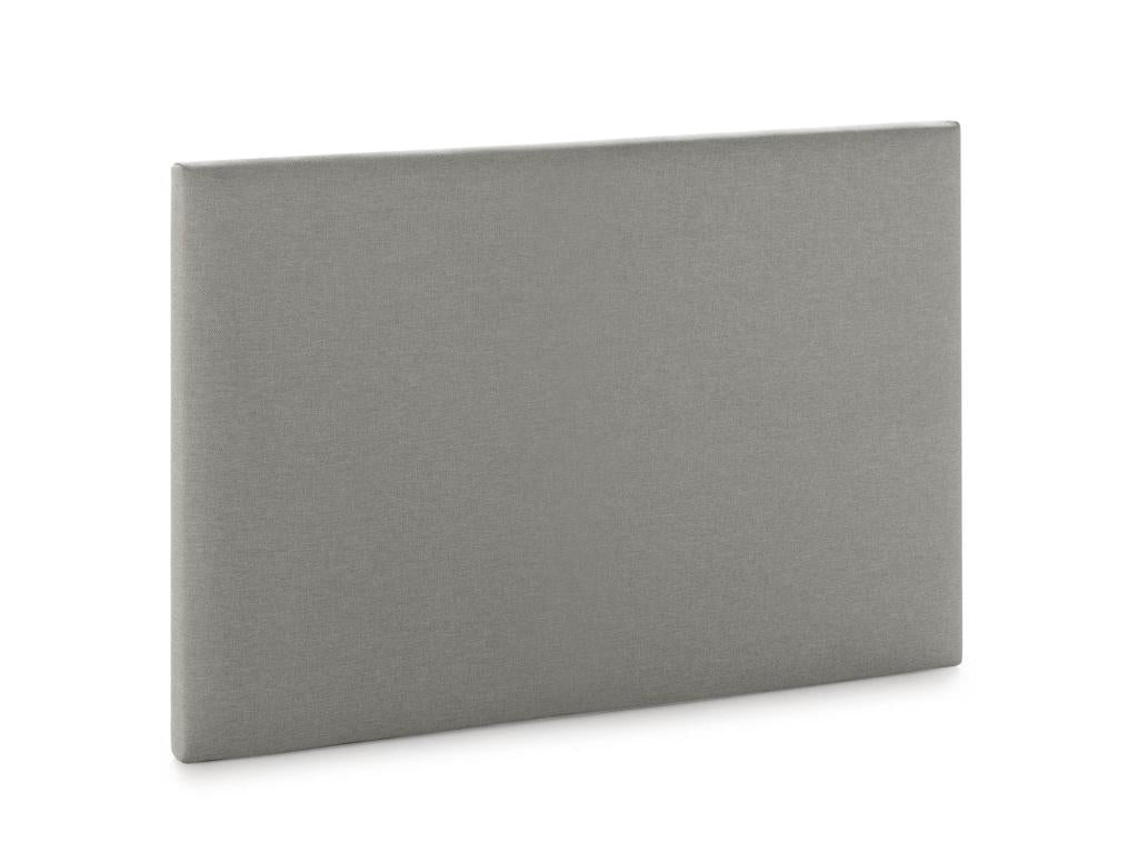 Aura headboard upholstered in light grey fabric, 90x60 cm LEGQ45317