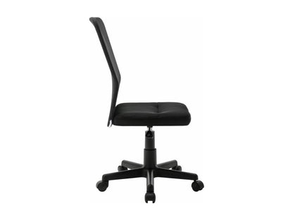 Black office chair 44x52x100 cm Fabric by Meublori