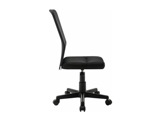 Black office chair 44x52x100 cm Fabric by Meublori