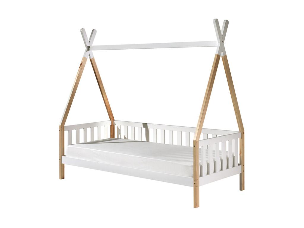 Children's Bed / Guardrail Solid Pine Laviecasa 90x200cm White GDEX07071
