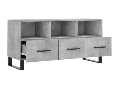 TV stand, concrete grey, 102x36x50 cm, engineered wood, OTYE88068