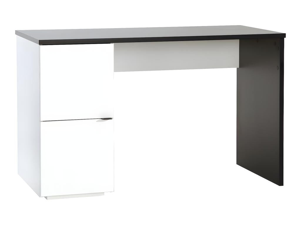 120cm Young User Desk White and Black