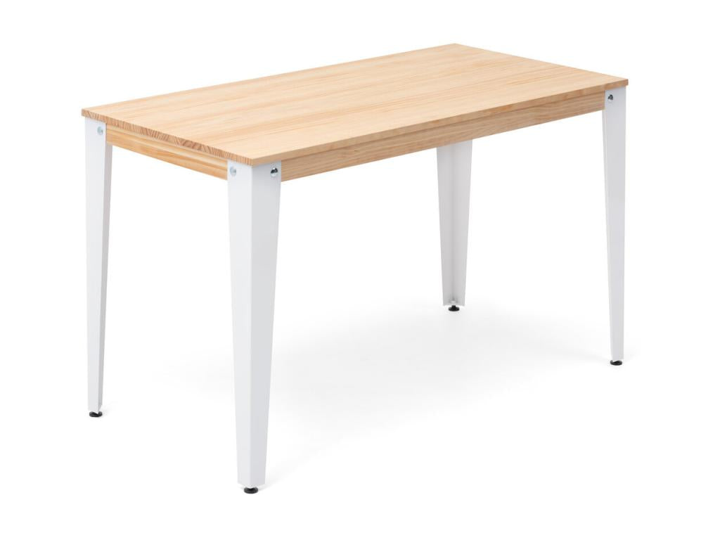 Laviecasa Office Table 140x60x75cm White-Natural - Laviecasa Furniture ZKPT88262