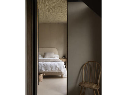 Removable headboard in beige corduroy, 180x110cm - Meublori