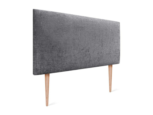 Laviecasa Natural Wool Headboard 110x105cm with Bed Legs 105/110 - Grey RAQL14698