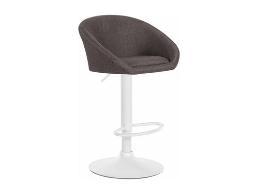 Bar stool with white metal seat, 55x51x86 cm, 10 0004775