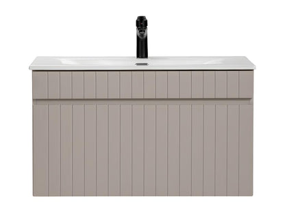 Laviecasa Cashmere BECH37685 80cm Single Inset Basin Vanity Unit