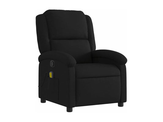 Black Fabric Reclining Massage Chair KAWM00078