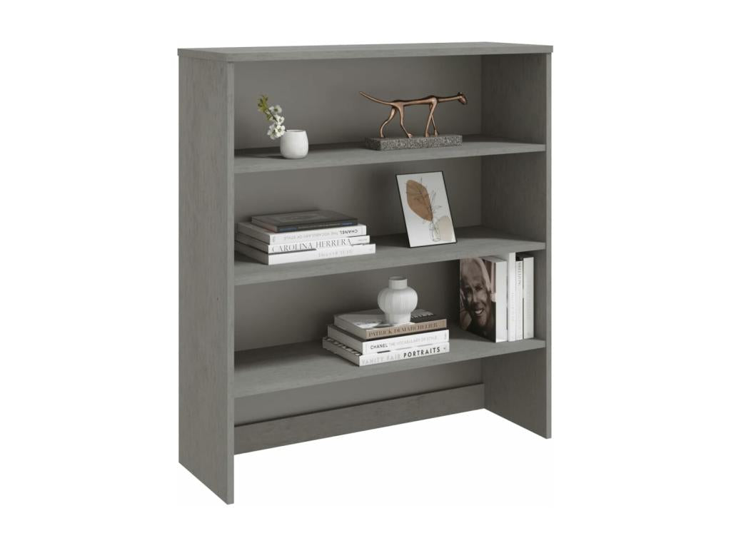 Meublori Light Grey Buffet Top 90x30x100 cm Pine Wood