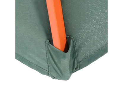 Meublori Parasol - Market Parasol - 3-5m Polyester/Wood 7kg - Green