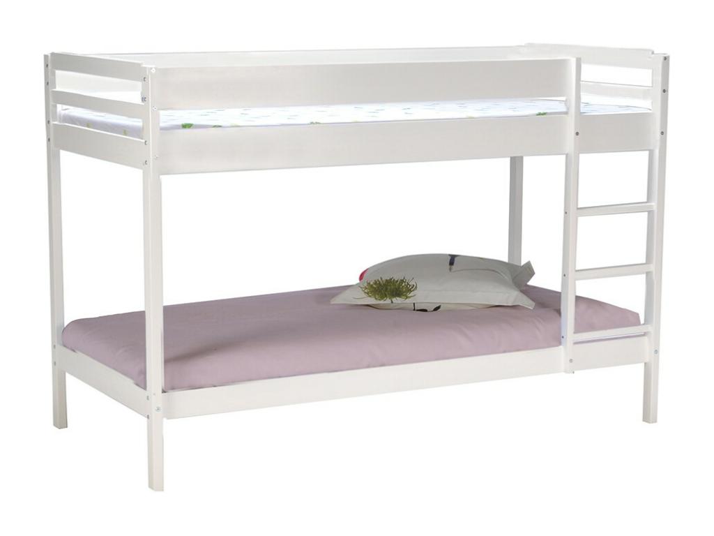 Laviecasa bunk bed 90x190 with 2 bed bases / White VOSI18984