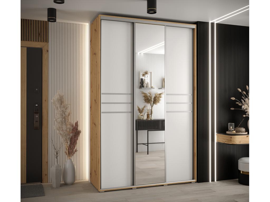 Laviecasa 11 Sliding Door Wardrobe 235.2/160/60 3 Doors VVZW94759