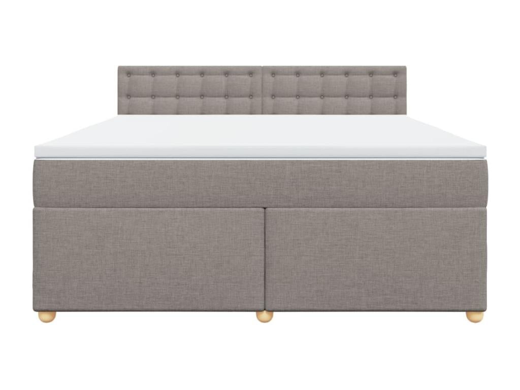 Meublori bed base with Meublori 180x200 cm mattress, fabric