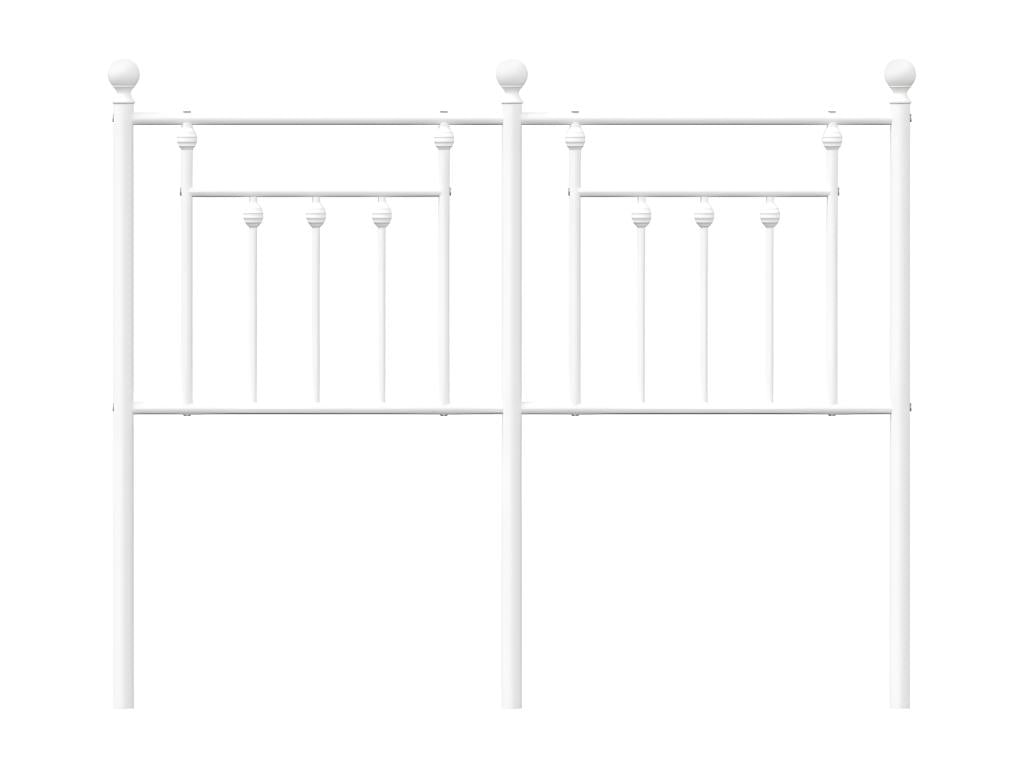 White metal headboard, 120 cm