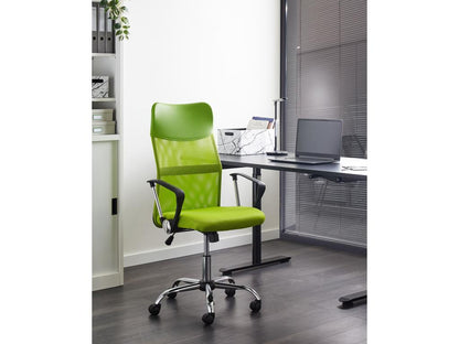 Designer office chair, lime green, LRPT43299