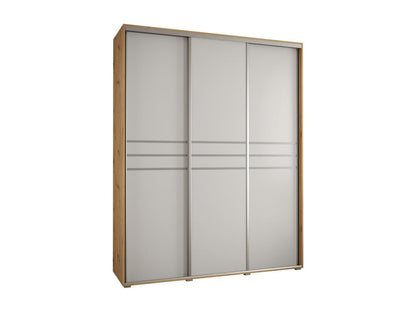 Meublori 10 Sliding Door Wardrobe 235.2/200/60 3 Doors
