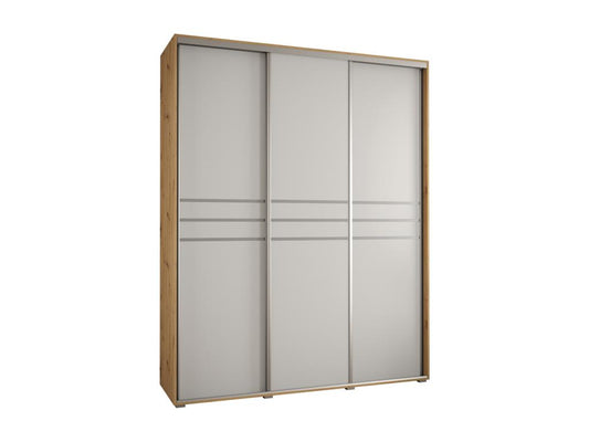 Meublori 10 Sliding Door Wardrobe 235.2/200/60 3 Doors