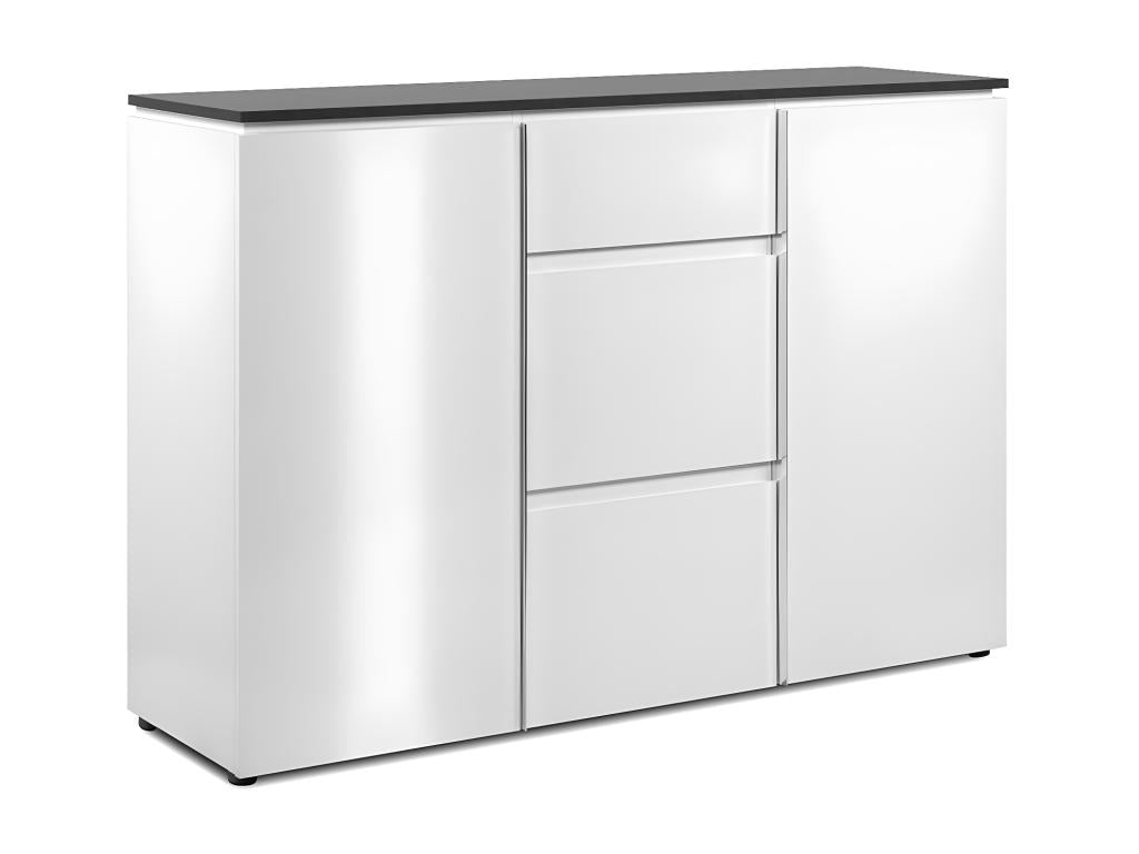 Sideboard with 2 doors and 3 drawers, 133 cm wide - Laviecasa WYAX63570