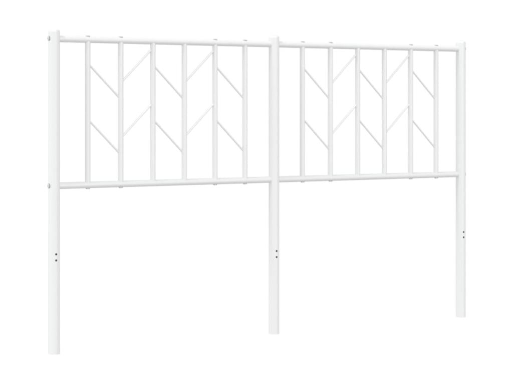 White metal headboard, 140 cm