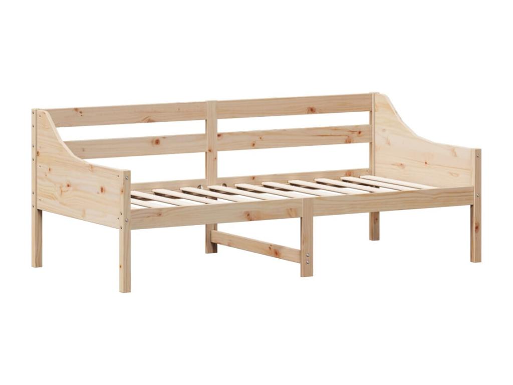 Daybed without mattress 75x190 cm solid pine wood