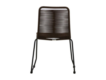 Laviecasa stackable garden chair, brown. TABT60705