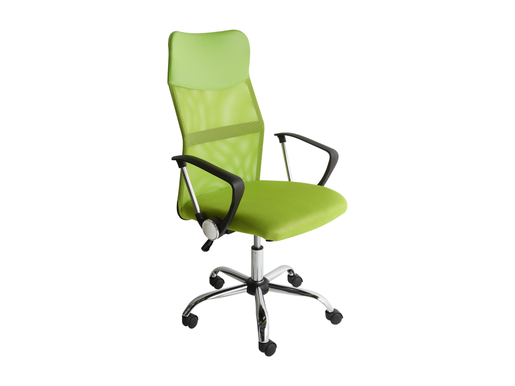 Designer office chair, lime green, LRPT43299