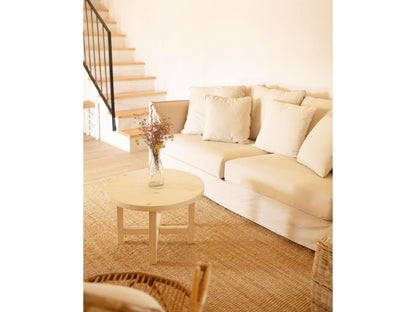 Natural fir wood coffee table 60x40cm - Meublori