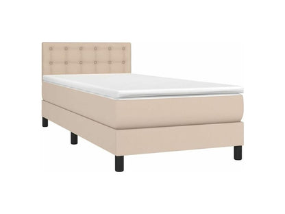 Meublori bed base with Cappuccino 90x200 mattress