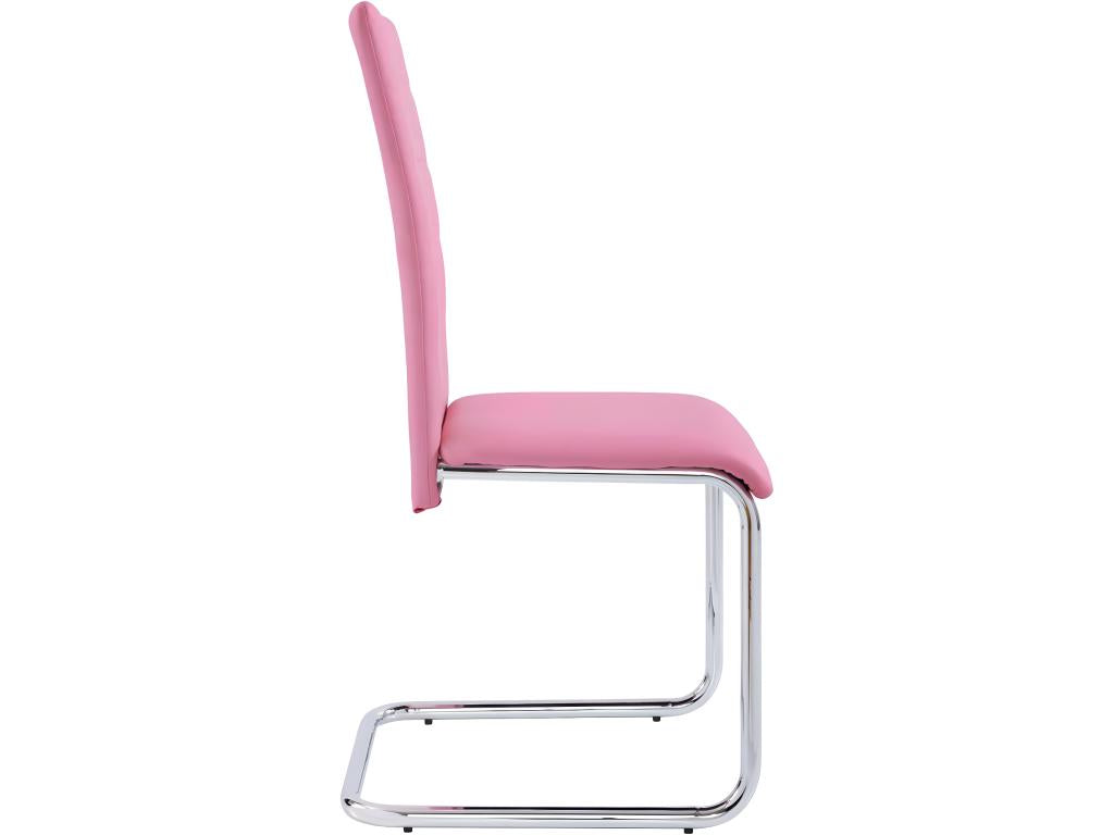Meublori Chair 2pk Pink Meublori
