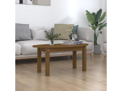 Coffee table, honey brown, 80x40x35 cm, solid pine wood, YHLC10751