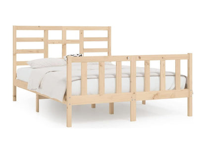 Solid pine wood bed frame 160x200 cm PSOA14155