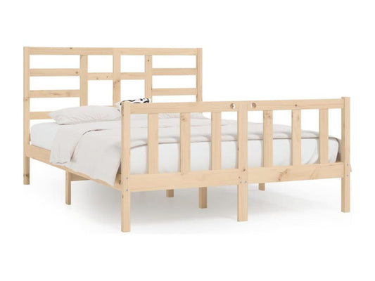 Solid pine wood bed frame 160x200 cm PSOA14155