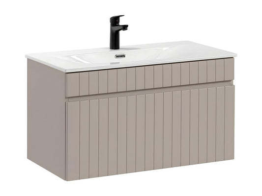 Laviecasa Cashmere BECH37685 80cm Single Inset Basin Vanity Unit