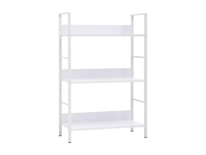 3-tier bookcase, white, 60x27.6x90.5