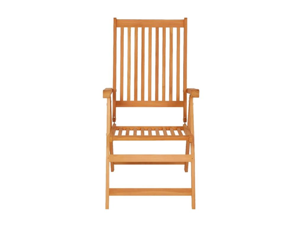 Set of 4 garden chairs with cushions, anthracite, solid teak