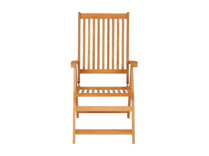 Set of 4 garden chairs with cushions, anthracite, solid teak