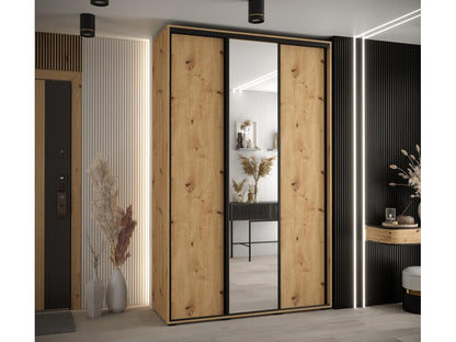 Laviecasa 3-Door Sliding Wardrobe 235.2/160/60 3 Doors Laviecasa/Black TXDV41579