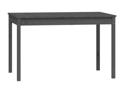 4-piece garden dining set, grey solid pine wood MRID71118