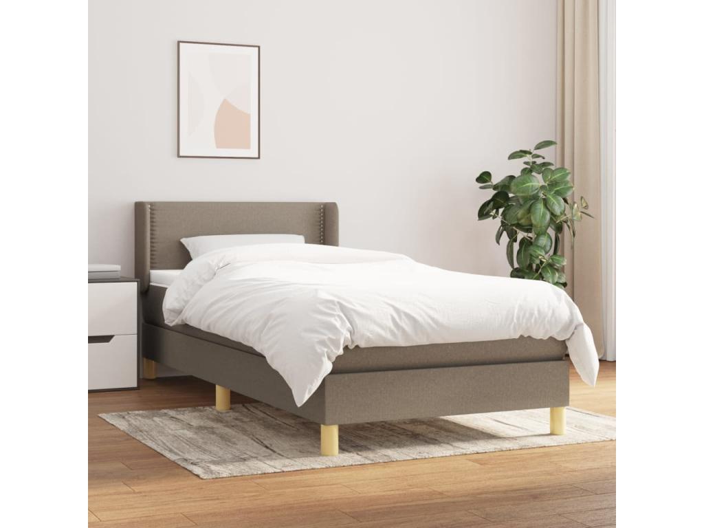 Upholstered bed base with Laviecasa mattress 80x200 cm Fabric XOZC98731