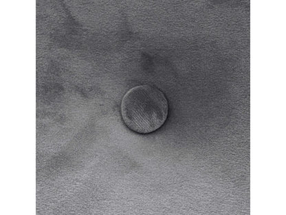 Laviecasa Smooth Velvet Headboard with Buttons 145x115 with Bed Legs 120/135/140 - Ash Grey WURH40667