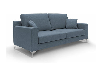 Meublori Waterproof and Stain-Resistant Fabric Sofa T03 206 cm Blue