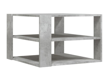 Concrete grey coffee table 59.5x59.5x40 cm engineered wood