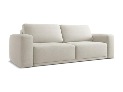3-seater convertible sofa in chenille fabric - silver - Laviecasa FPHH94455