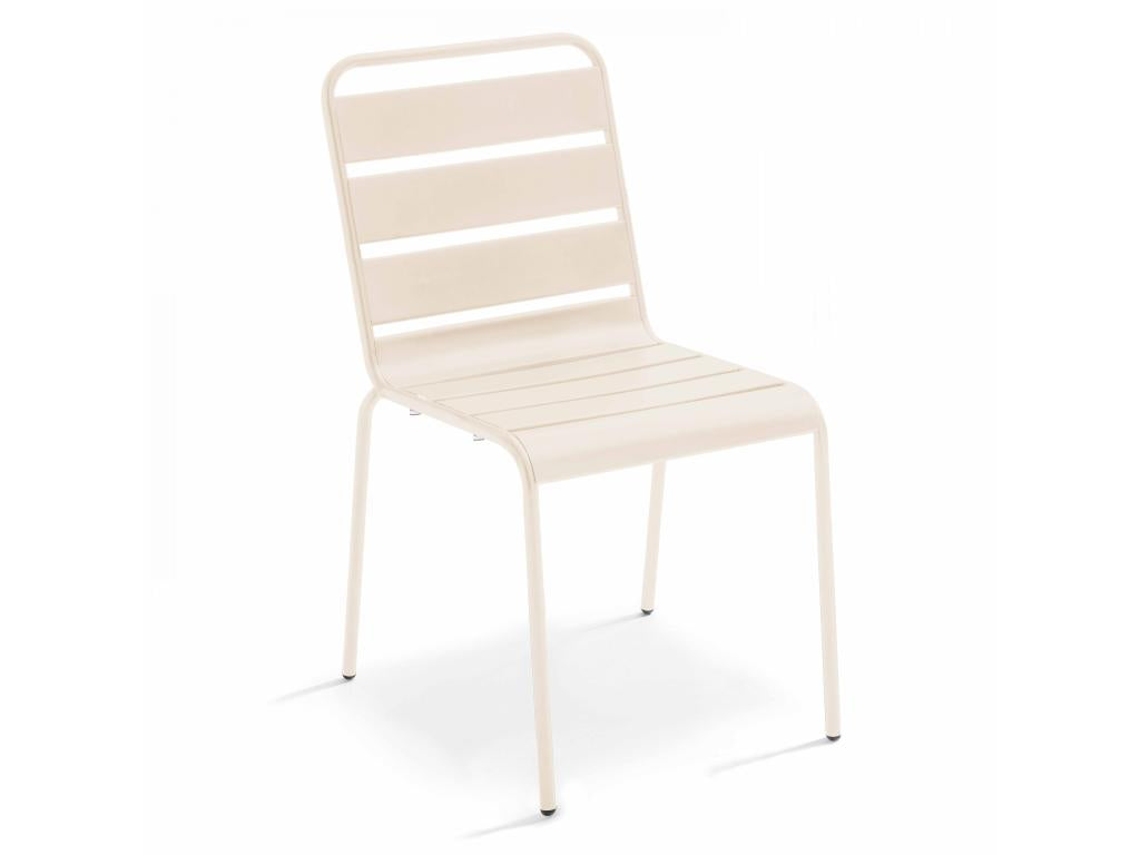Ivory metal chair - Laviecasa JRAW45243