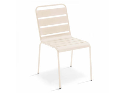 Ivory metal chair - Laviecasa JRAW45243