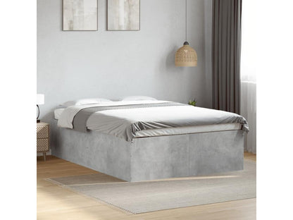 Concrete grey bed frame 120x200 cm engineered wood GGIV91722