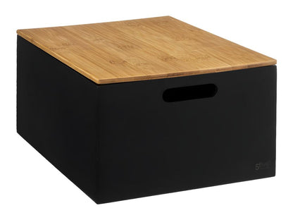 Set of 3 Wooden Storage Boxes with Lids Laviecasa XKTA49098