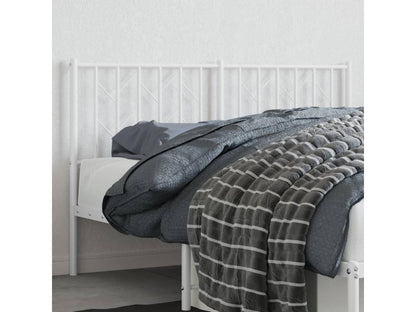 White metal headboard, 140 cm