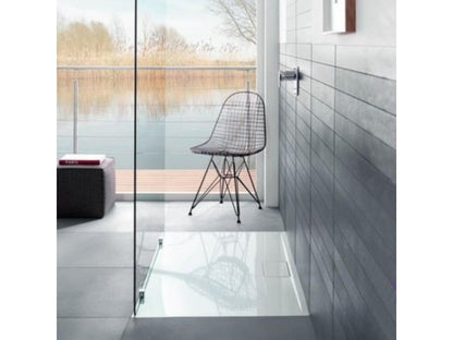 Laviecasa ET BOCH Architectura Metalrim 150x100cm Anti-slip Acrylic Rectangular White Shower Tray VVES78825